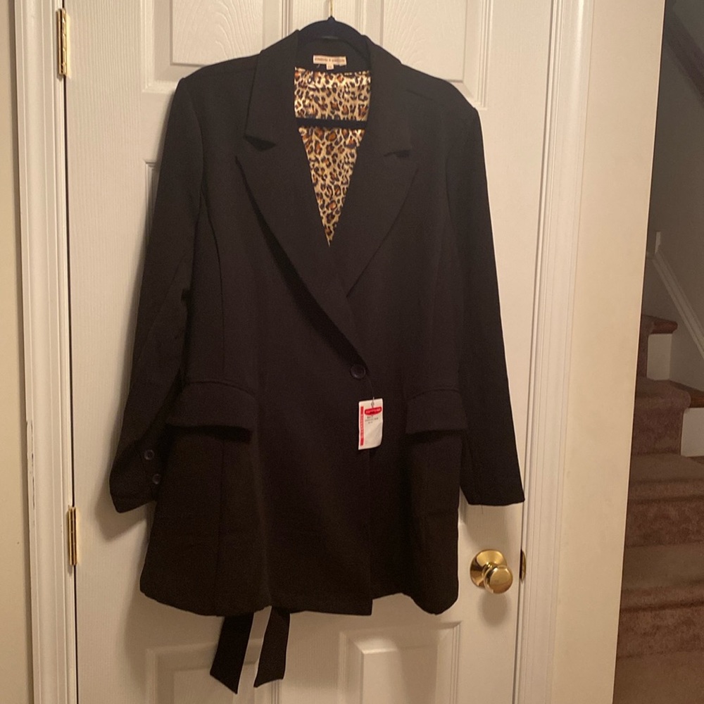 Brand New Standards & Practices Black Coat…size 2X